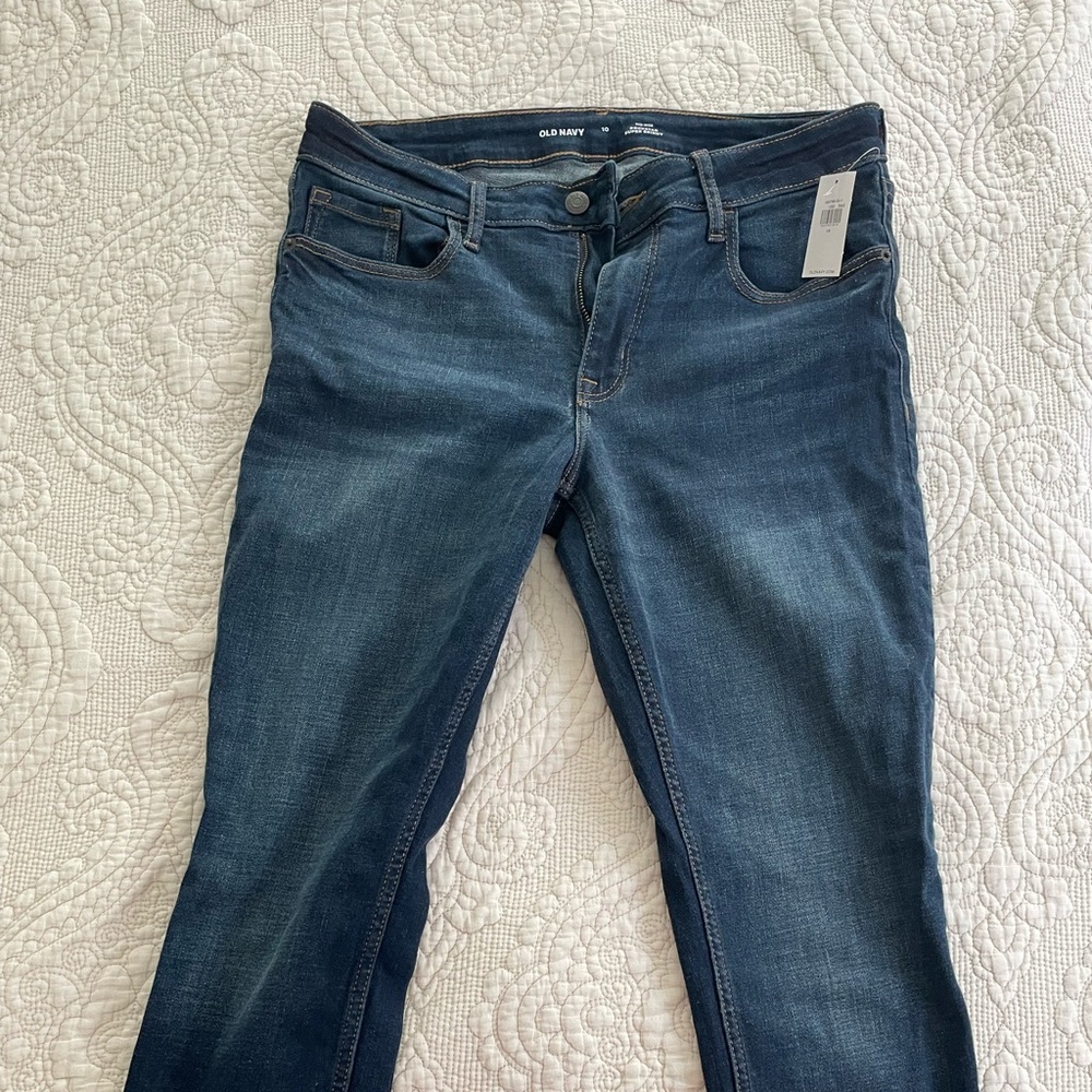 Old Navy Mid Rise Rockstar Super Skinny size 10 *NWT*